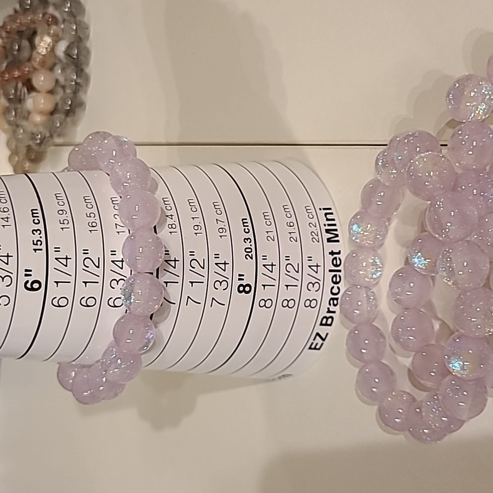 Handcrafted Beaded Stretch Bracelet - Picture 5 of 5